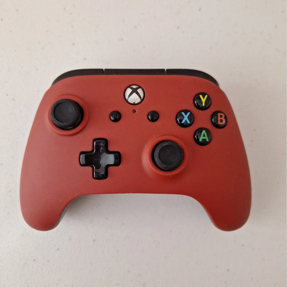 Power A Controller 1511648-01 Red Wired Xbox One Controller No Cable UNTESTED